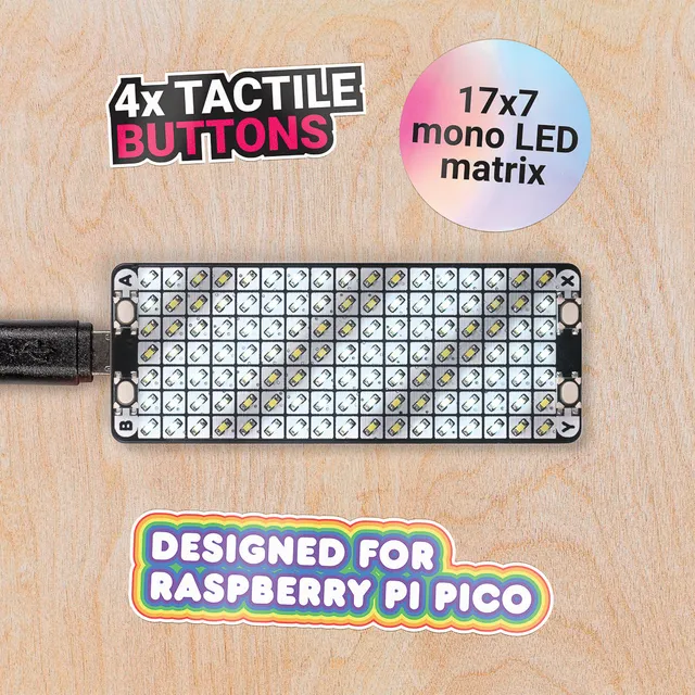 pimoroni-pico-scroll-pack-17x7-led-matrix-f-r-raspberry-pi-pico image 1