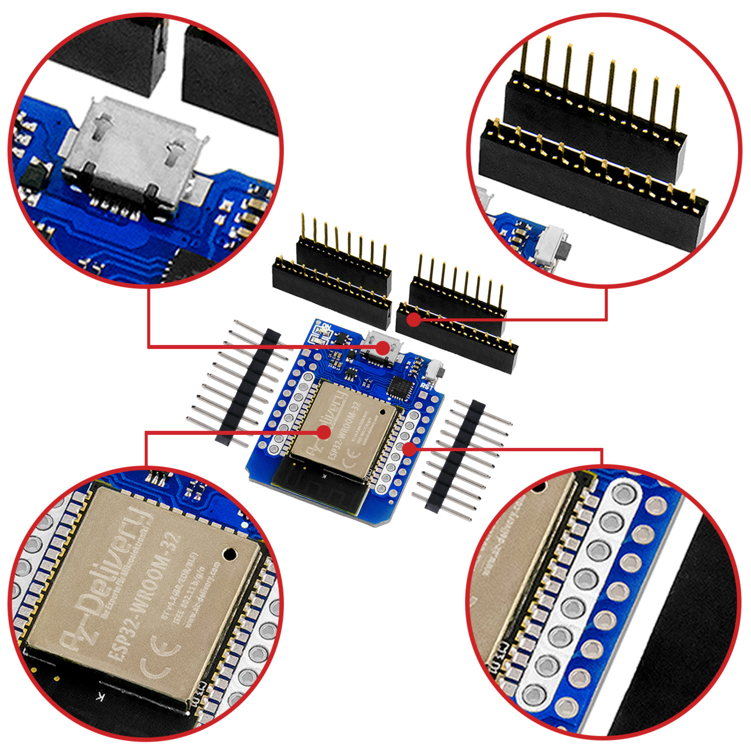 az-delivery-esp32-d1-mini-nodemcu-wifi-bluetooth-entwicklungsboard image 2