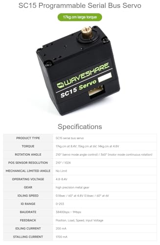 waveshare-sc15-17kg-programmierbares-servo-mit-seriellem-bus-feedback image 8