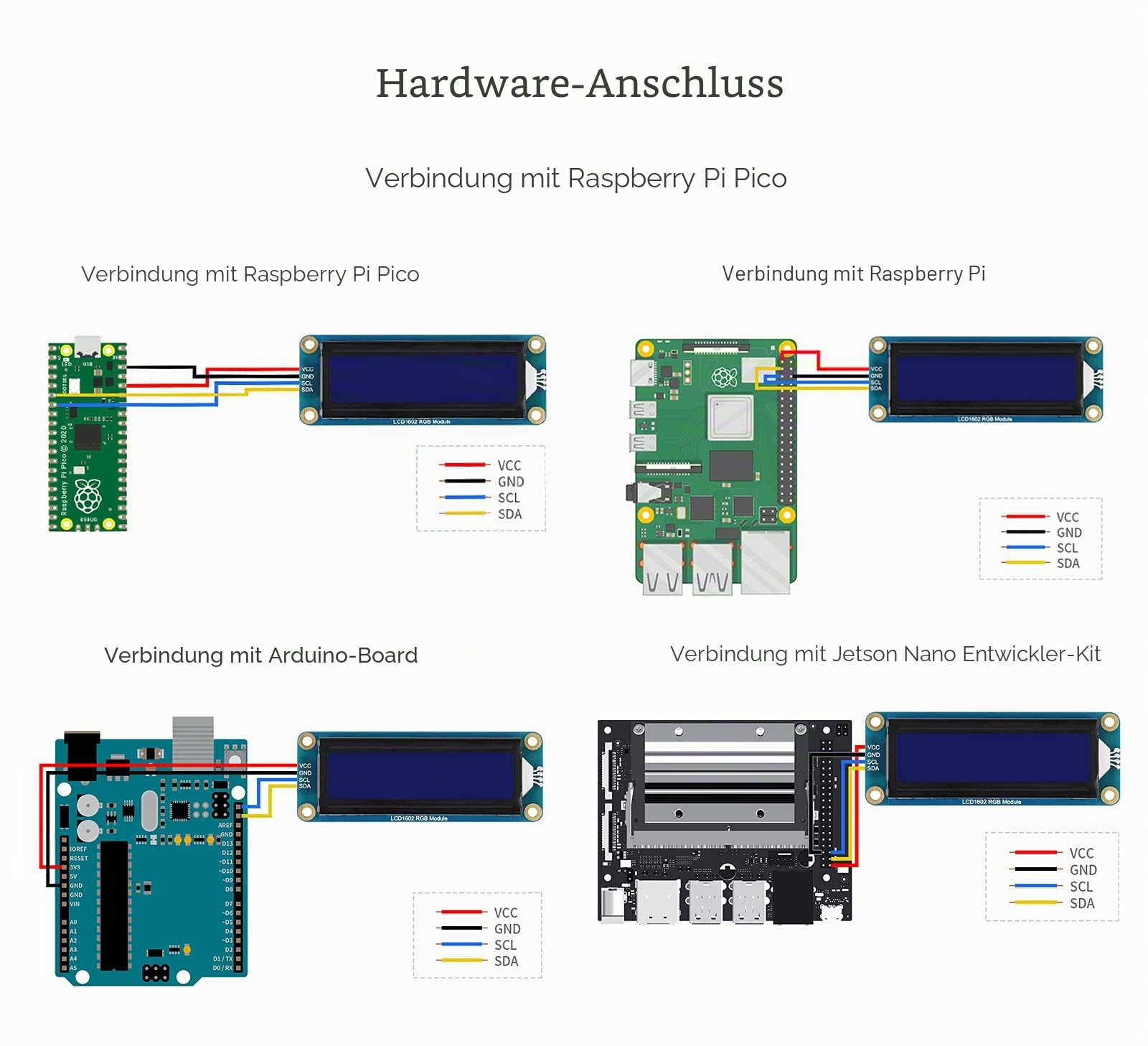 waveshare-1602-lcd-display-rgb-modul-i2c-16x2-zeichen-einstellbare-16m-farben-rg image 7