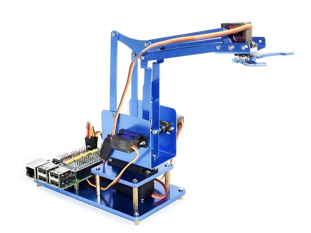 waveshare-4-dof-metall-roboterarm-bausatz-f-r-raspberry-pi-mit-wlan-smartphone-s image 1
