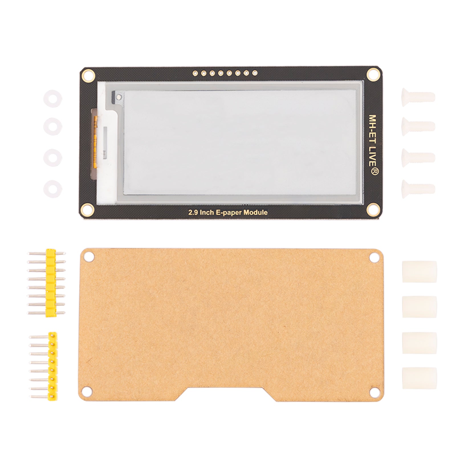 az-delivery-epaper-display-2-9-zoll-e-ink-modul-spi-3-3v-5v image 2