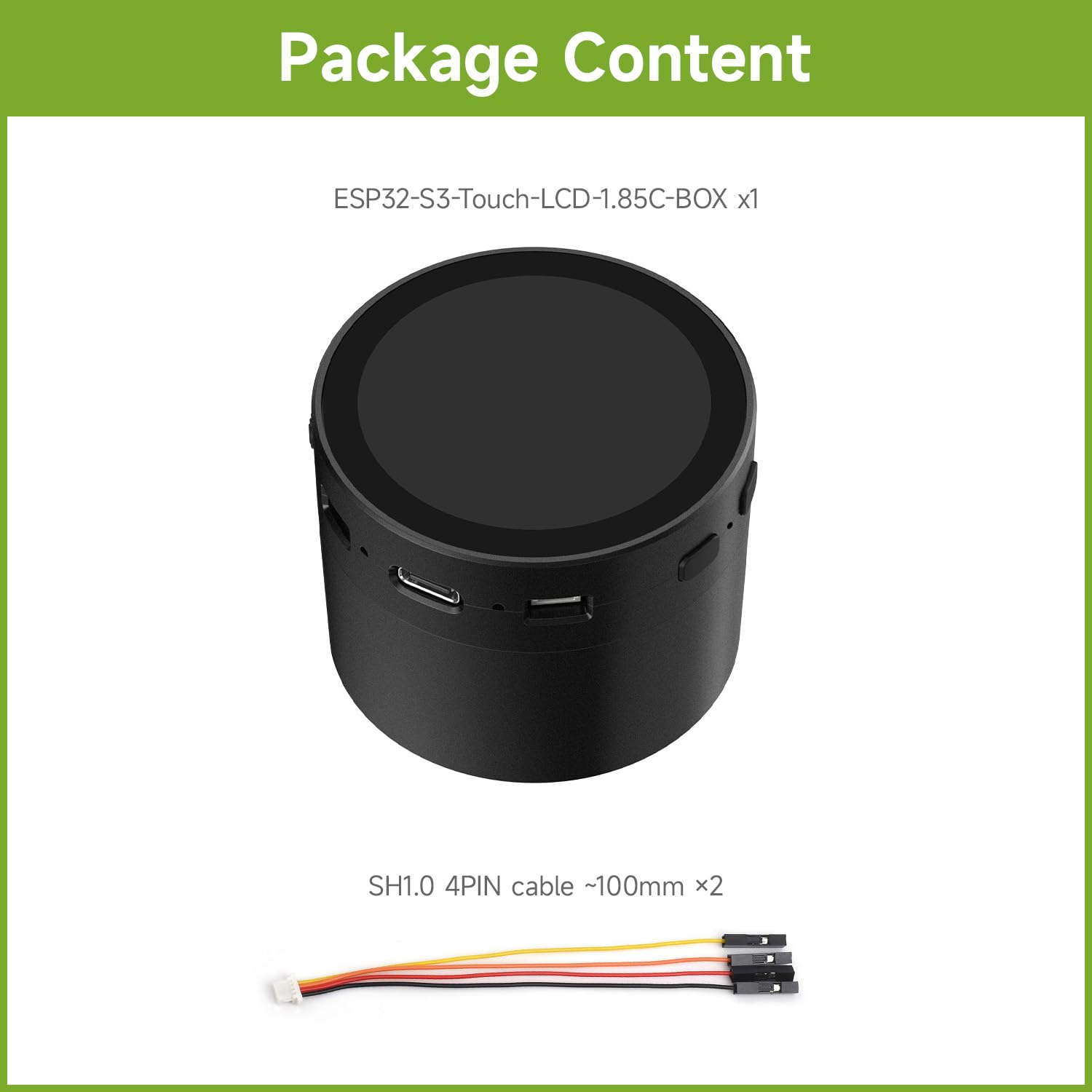 waveshare-esp32-s3-1-85-zoll-round-lcd-development-board-mit-smart-speaker-box-3 image 2