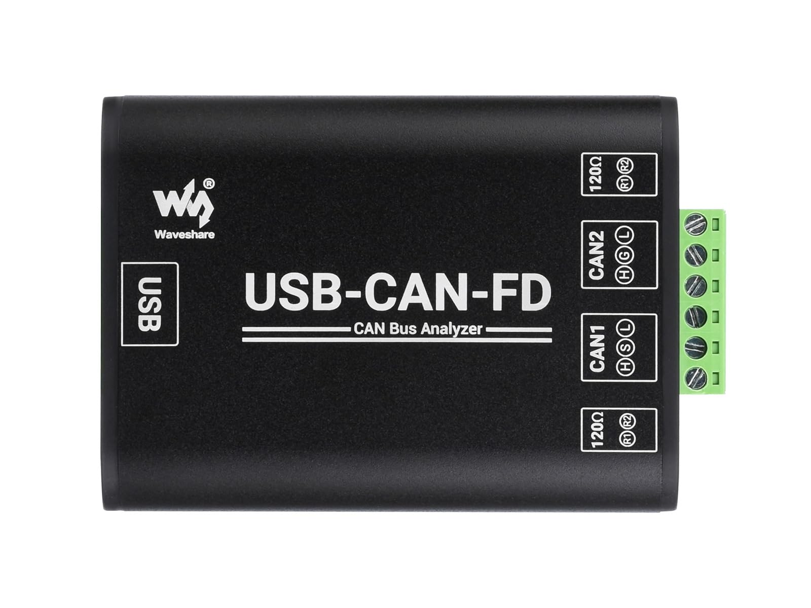 waveshare-industrial-grade-can-can-fd-bus-datenanalysator-usb-zu-can-fd-adapter- image 1
