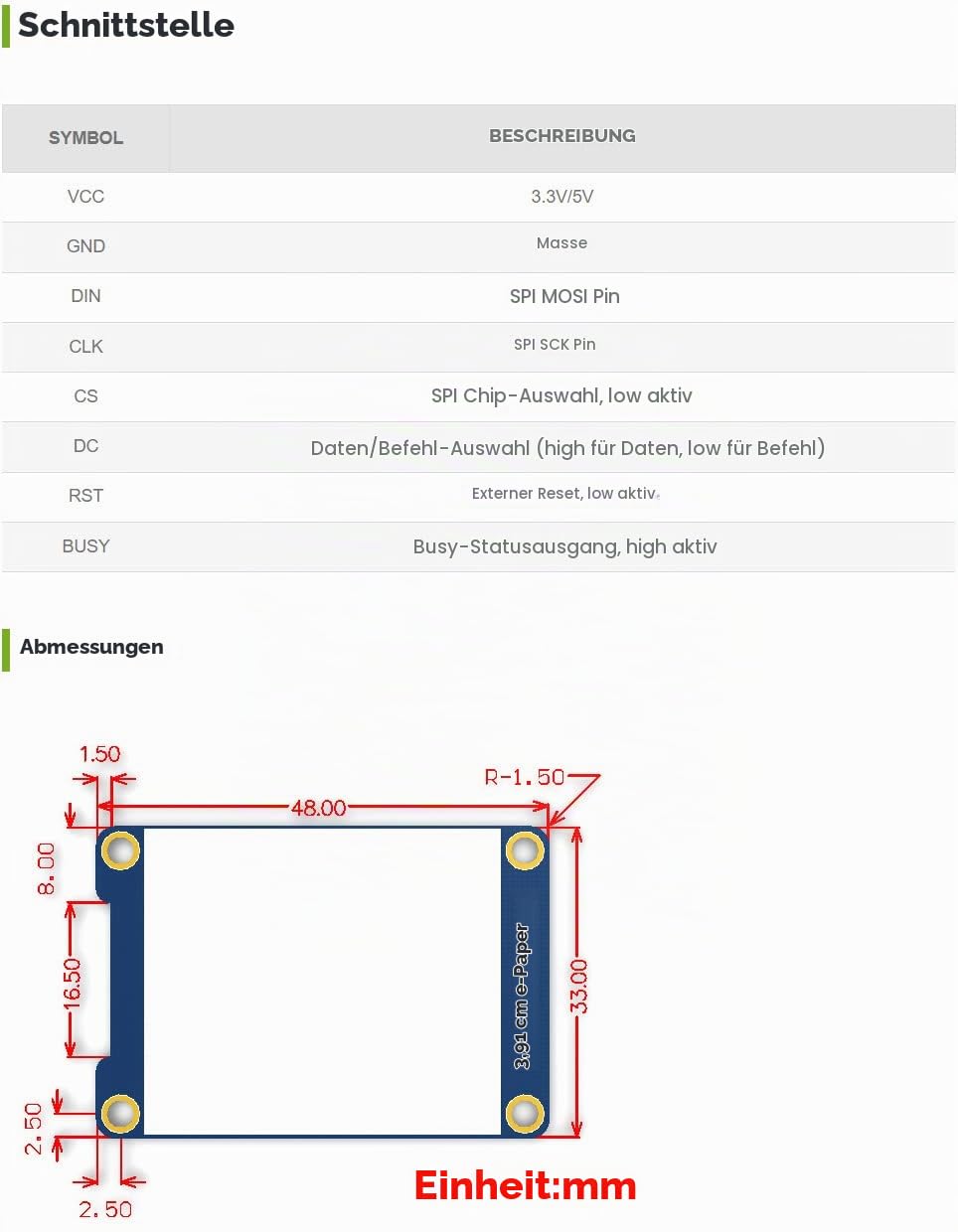 waveshare-1-54-zoll-e-paper-display-200x200-spi-e-ink-modul-f-r-raspberry-pi image 5