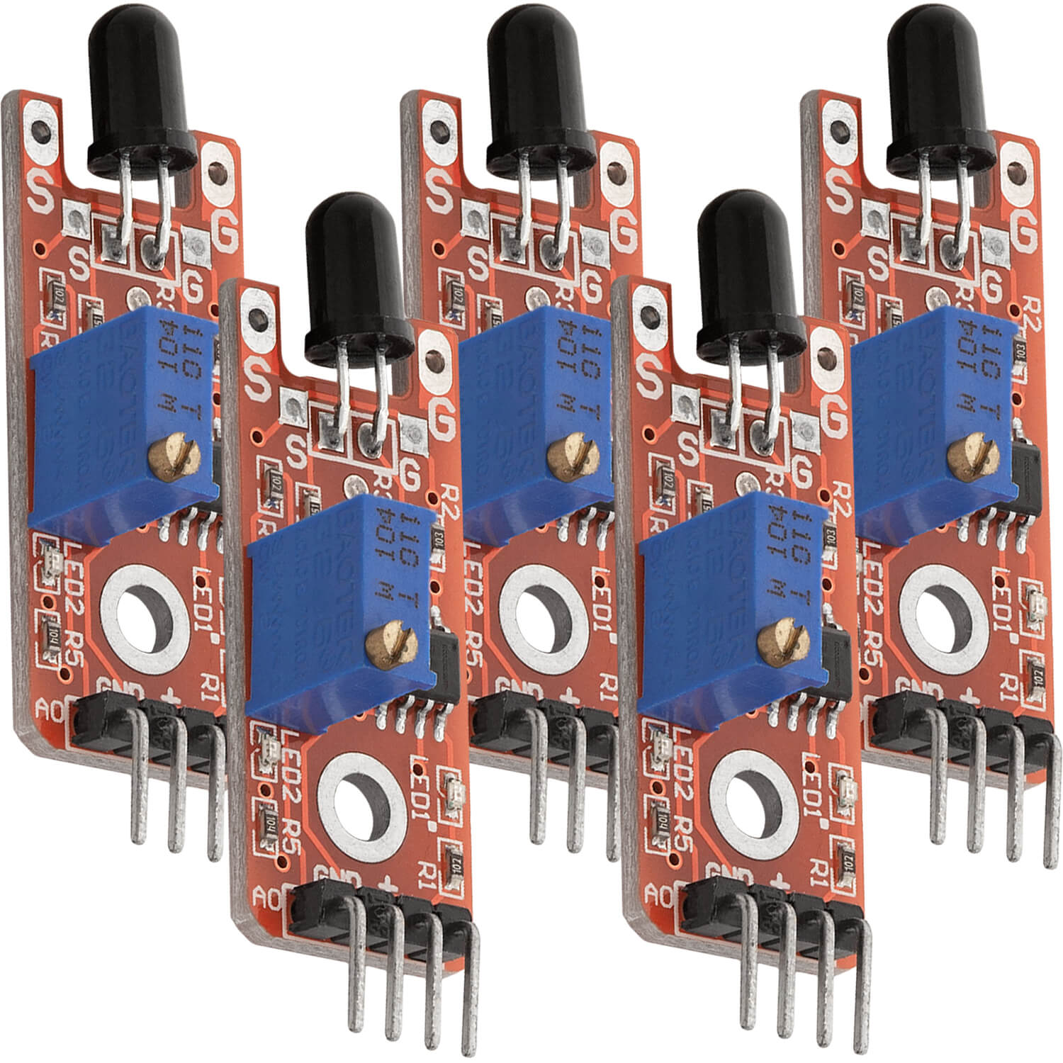 az-delivery-ky-026-flammensensor-modul-feuerdetektor image 5
