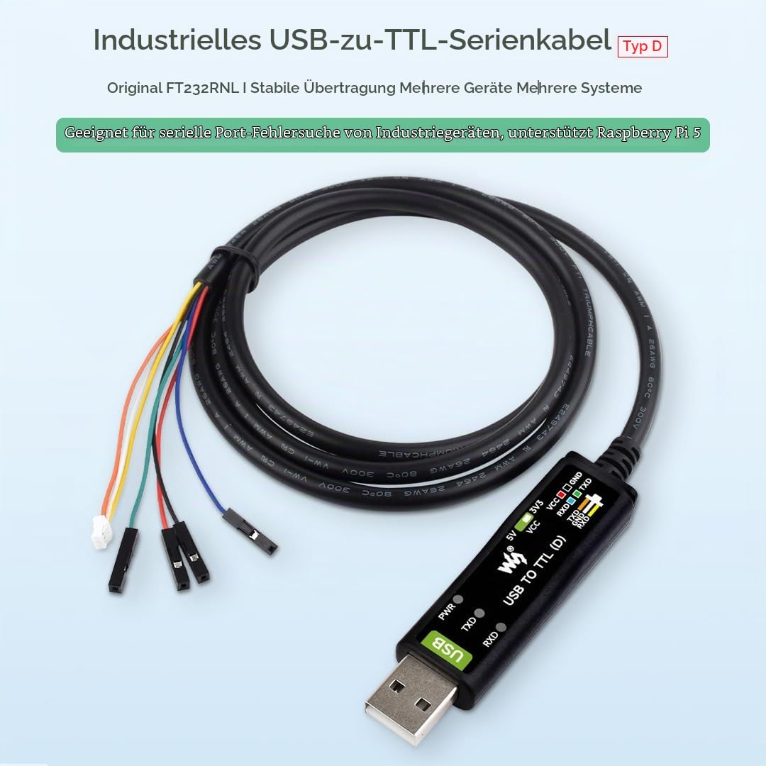 waveshare-industrial-usb-zu-ttl-d-serielles-kabel-mit-ft232rnl-chip image 3