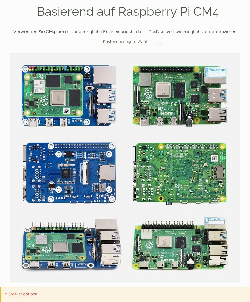 waveshare-cm4-zu-pi4-adapter-f-r-raspberry-pi-cm4-alternative-zu-raspberry-pi-4b image 5