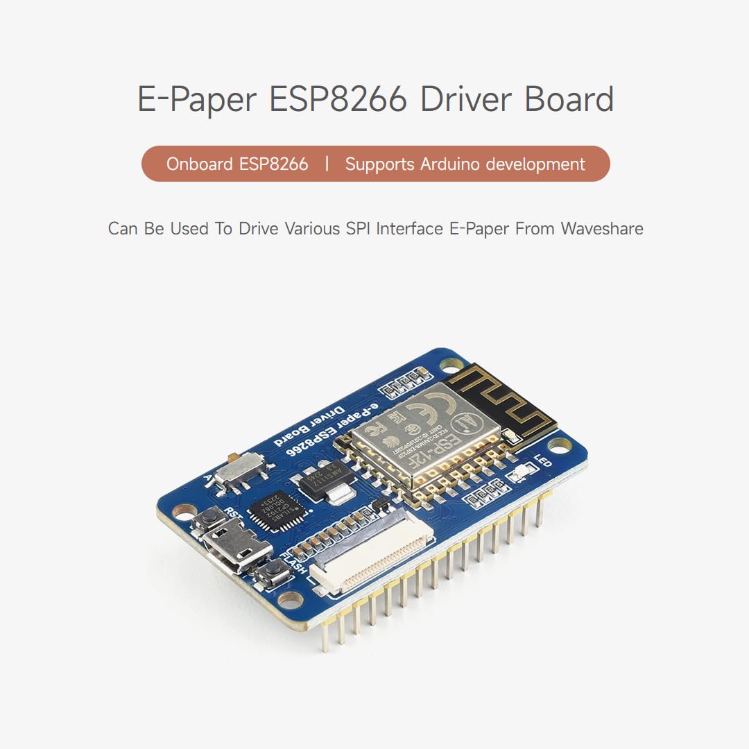 waveshare-universal-e-paper-raw-panel-treiberplatine-mit-esp8266 image 3