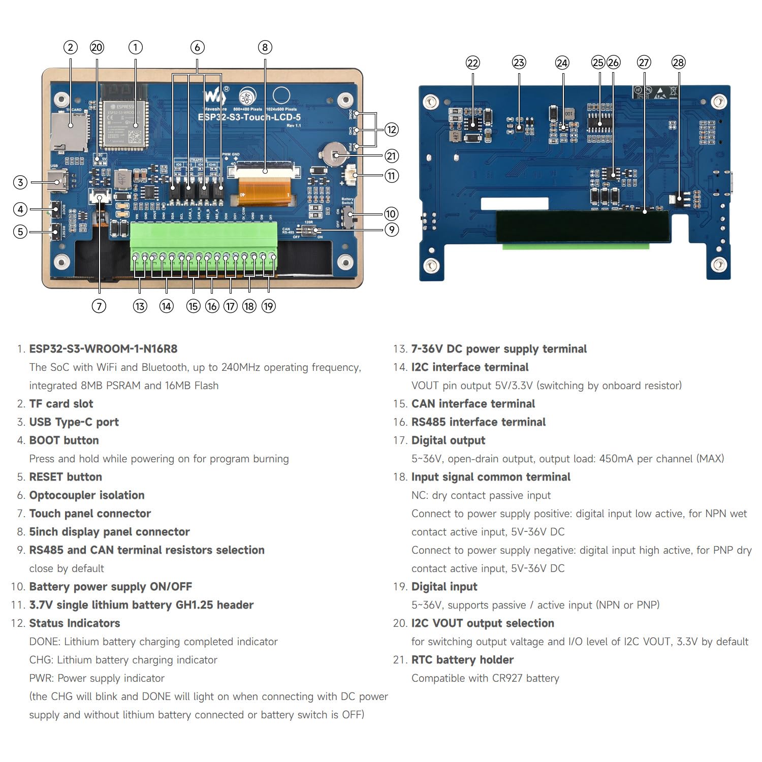 waveshare-esp32-s3-5-zoll-display-entwicklungsboard-800x480-lcd-ohne-touch image 7