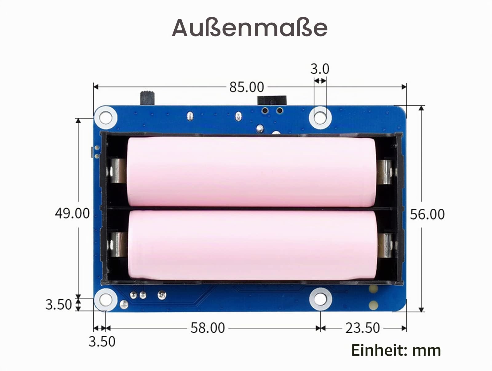 waveshare-ups-hat-5v-usv-modul-f-r-raspberry-pi-4b-3b-3b-bis-5a-pogo-pins-i2c image 8