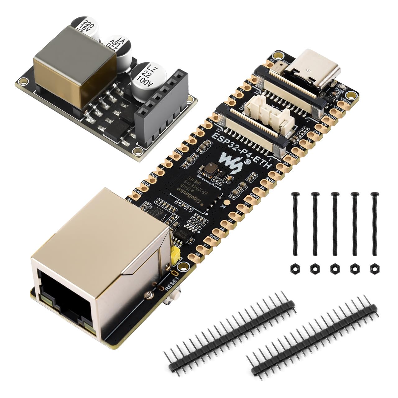 waveshare-esp32-p4-poe-eth-nh-entwicklungsboard-mit-rj45-ethernet image 1