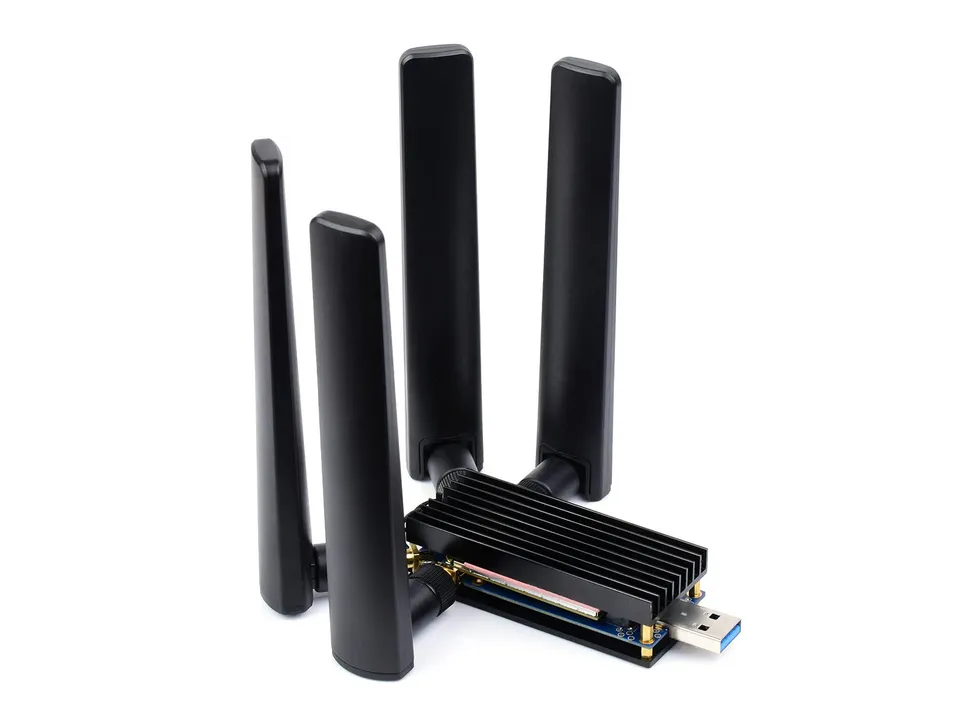 waveshare-usb-zu-m-2-b-key-modul-treiberboard-f-r-4g-5g-module-mit-quad-antennen image 1