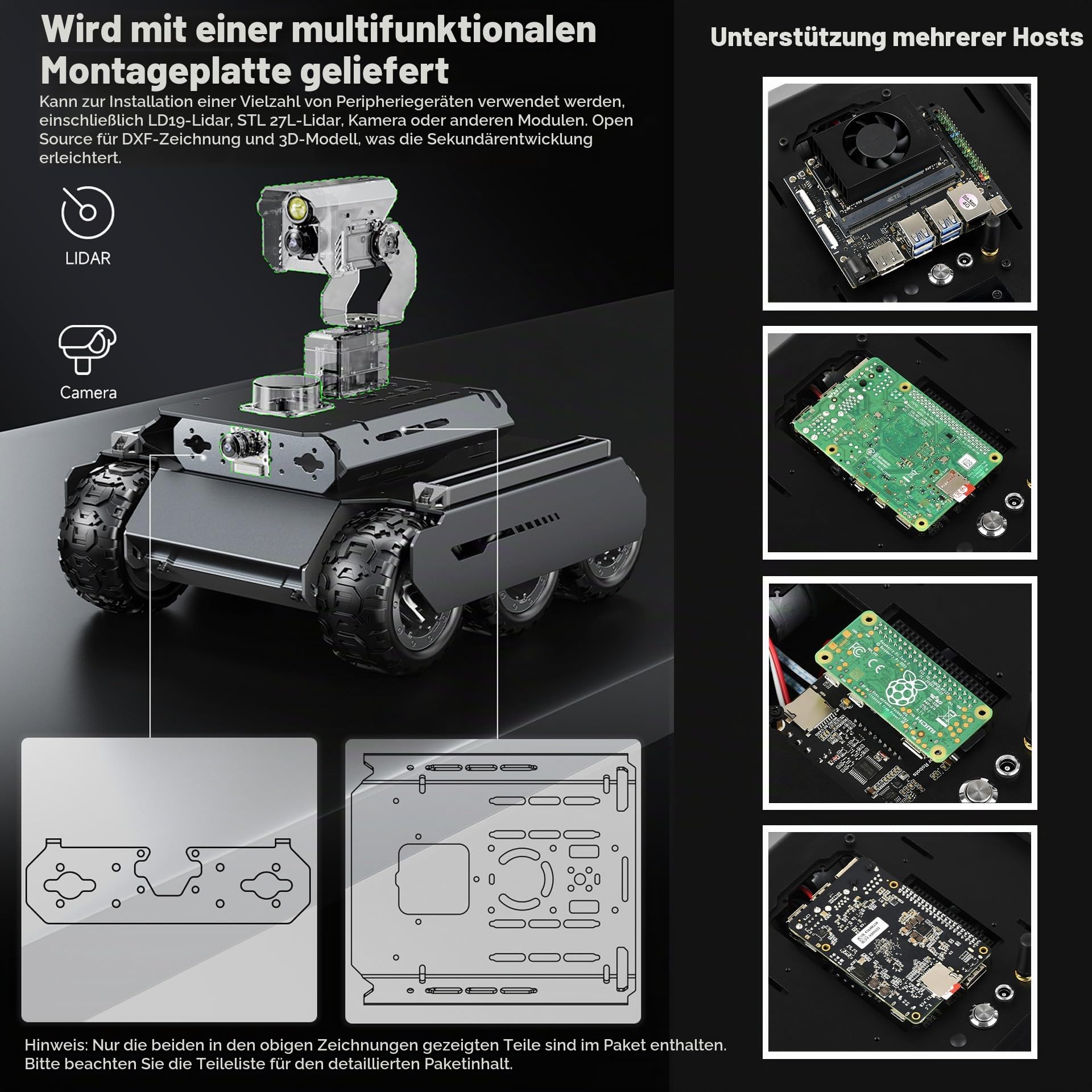 waveshare-6x4-off-road-ugv-roboter-chassis-6-rad-4wd-mobile-robot-mit-esp32 image 6