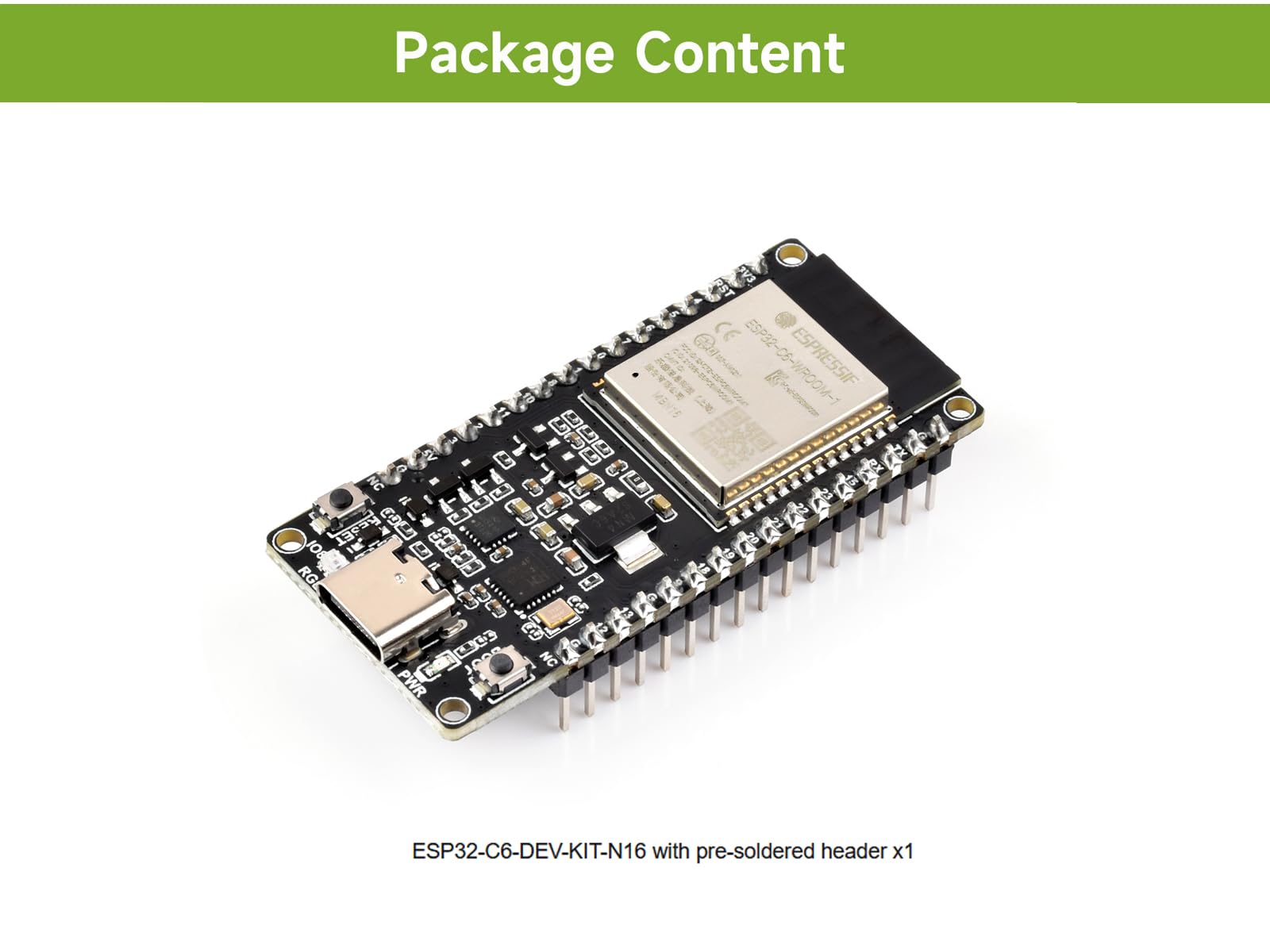 waveshare-esp32-c6-dev-kit-n16-risc-v-mikrocontroller-entwicklungsboard-mit-pinh image 7