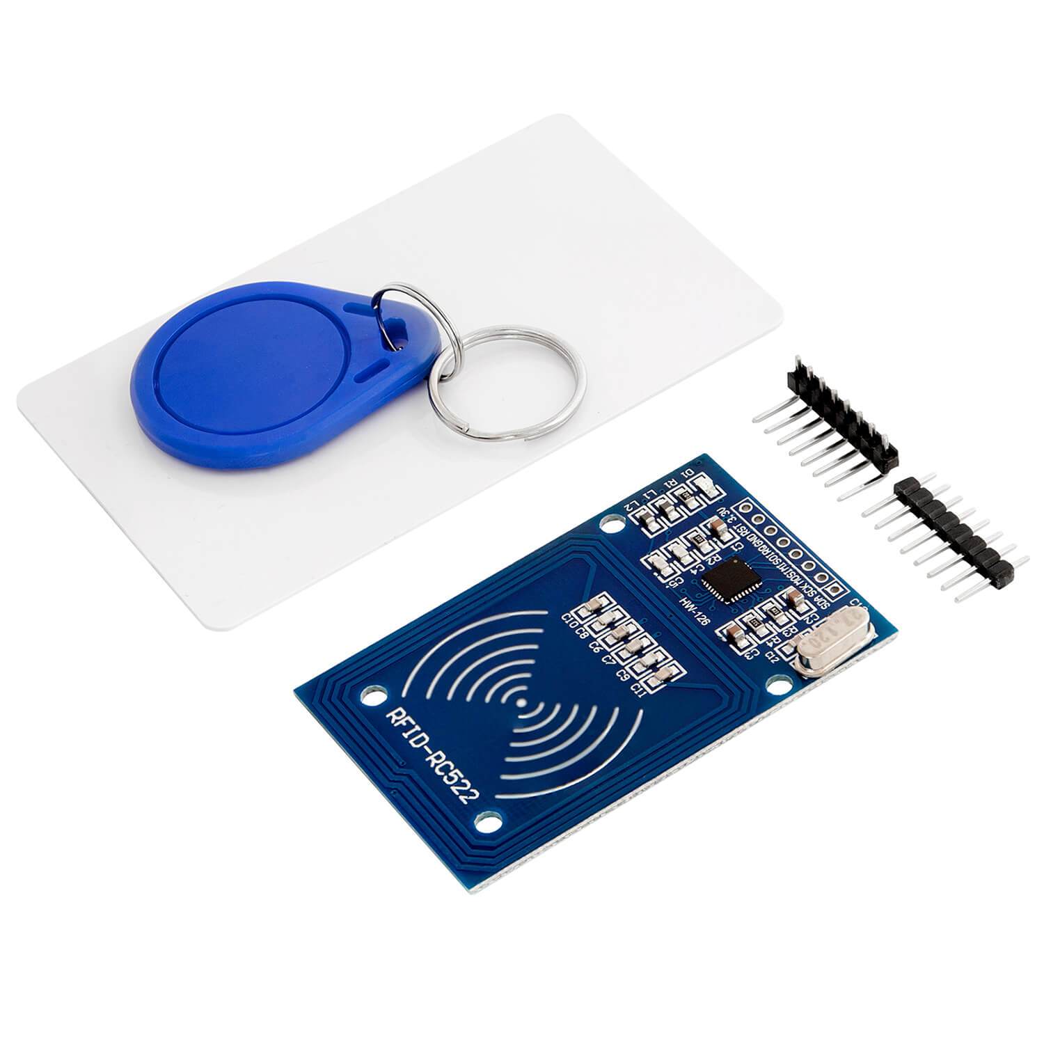 az-delivery-rfid-kit-rc522-reader-modul-set-13-56-mhz-mit-chip-und-card image 1