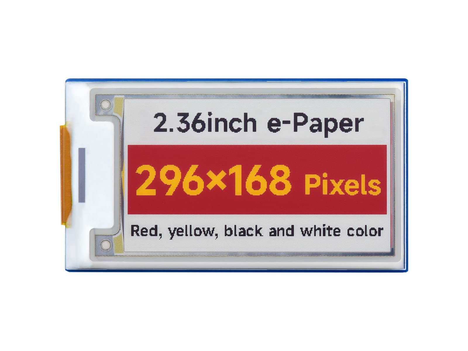 waveshare-2-36-zoll-e-paper-modul-g-296x168-rot-gelb-schwarz-wei-f-r-raspberry-p image 1