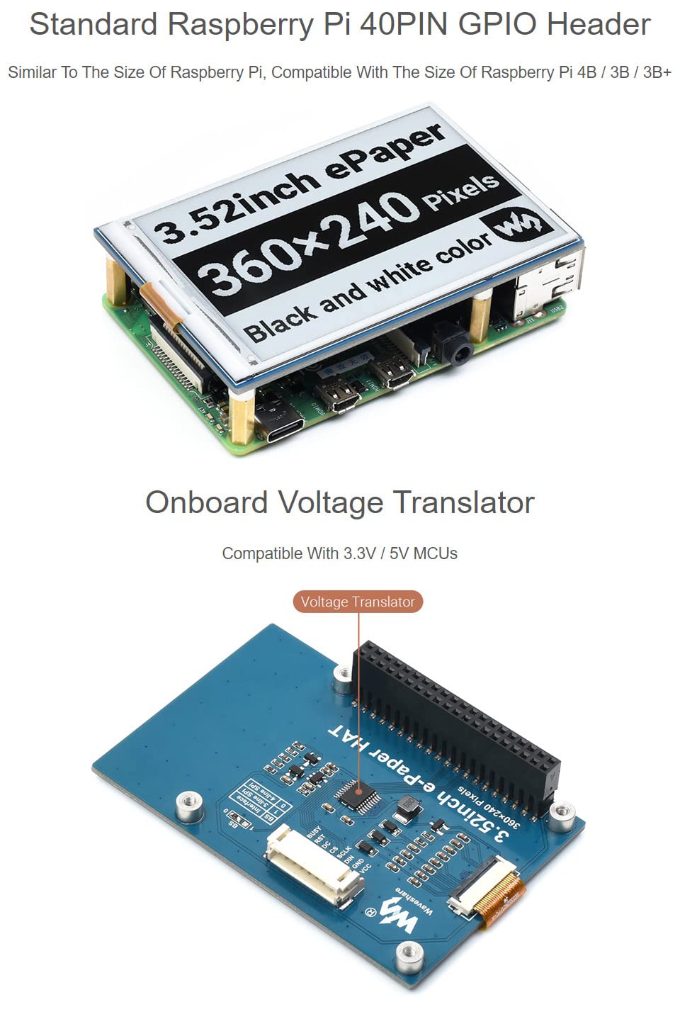 waveshare-3-52-zoll-e-paper-hat-f-r-raspberry-pi-360x240-schwarz-wei-spi image 5