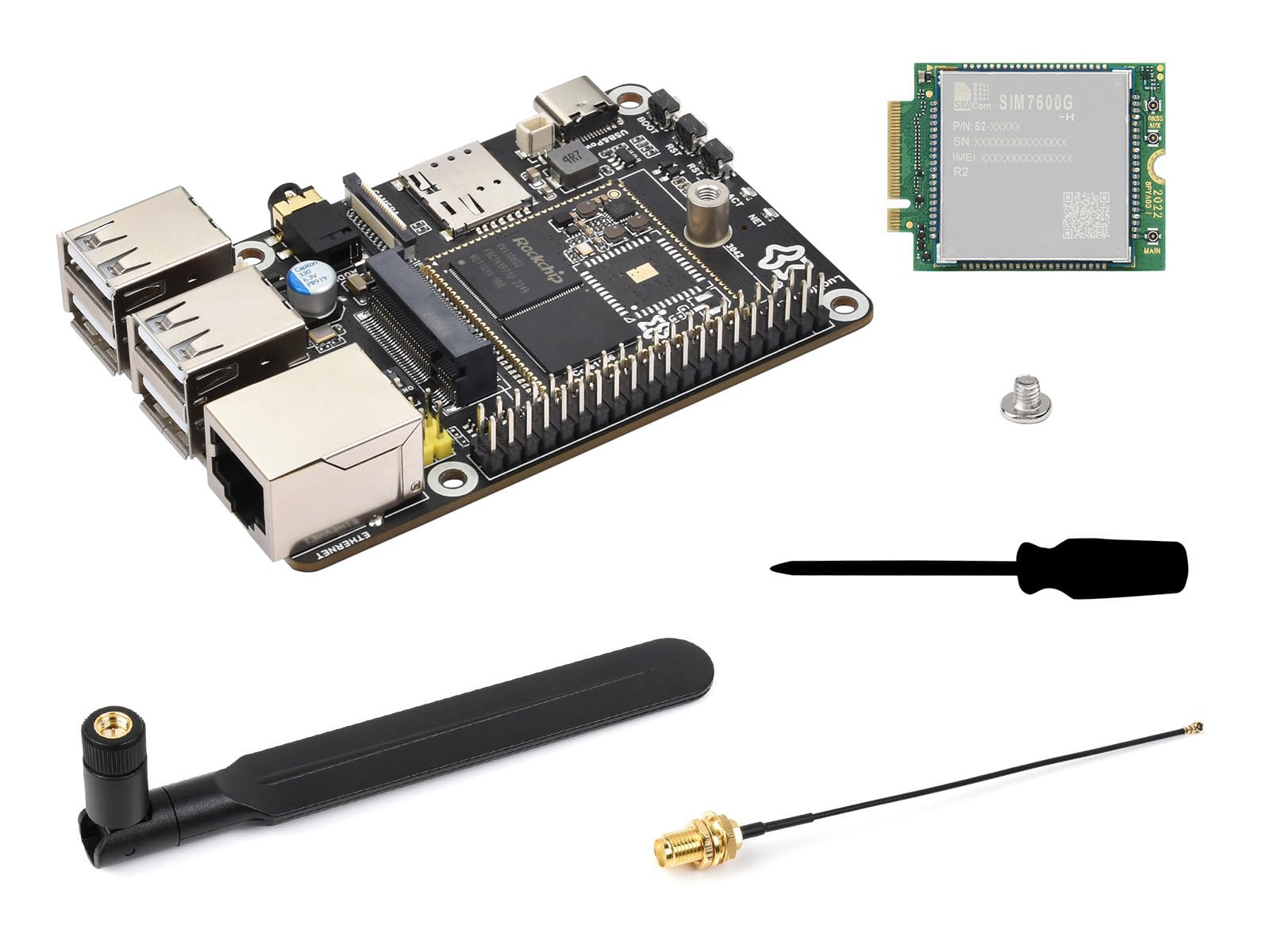 waveshare-luckfox-pico-pi-b-linux-board-rv1106-0-5tops-4g-modul-ohne-wifi image 1
