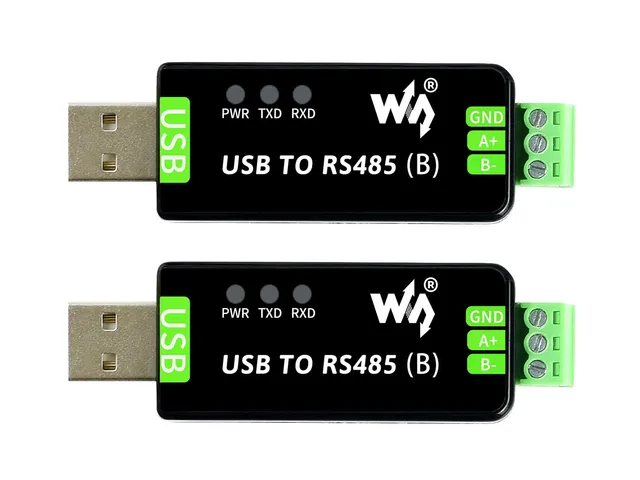 waveshare-industrial-usb-zu-rs485-konverter-2er-pack-ch343g-mehrfachschutzschalt image 1