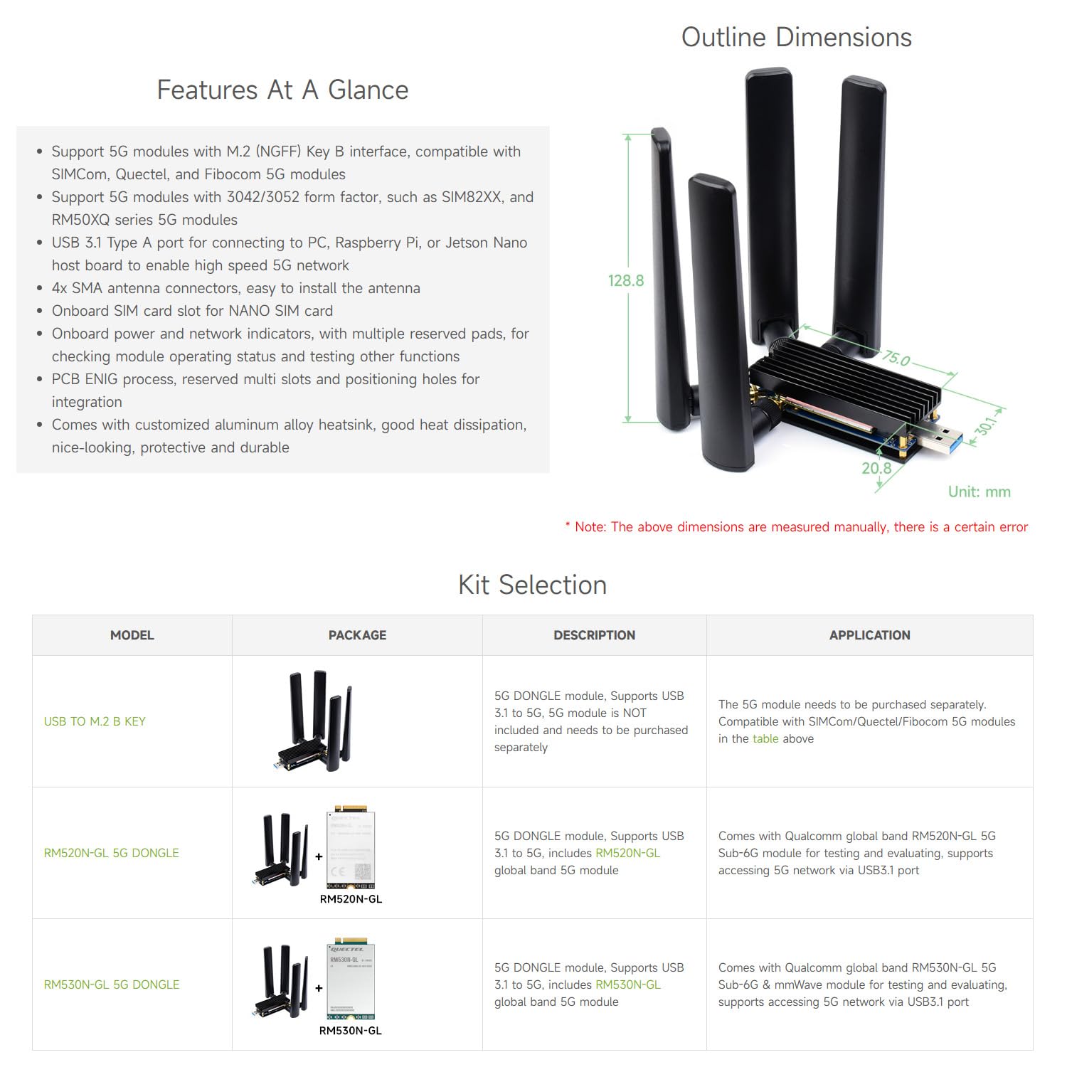 waveshare-usb-zu-m-2-b-key-modul-treiberboard-f-r-4g-5g-module-mit-quad-antennen image 4