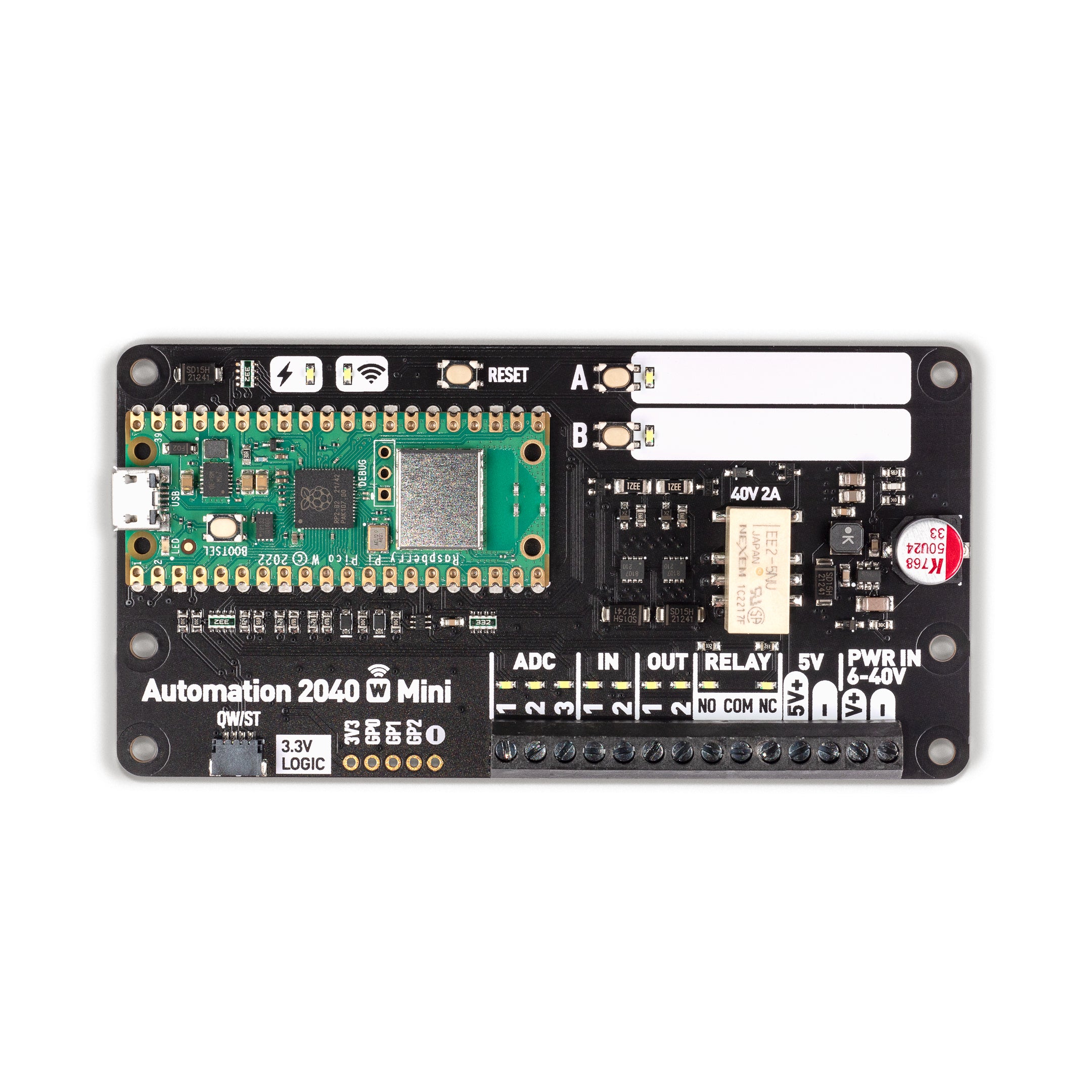 pimoroni-automation-2040-w-mini-industrie-controller-mit-pico-w-wlan-6-40v image 2