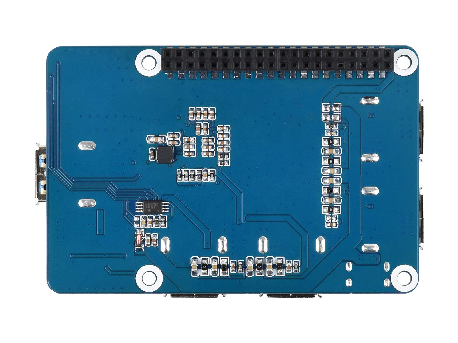 waveshare-usb-3-2-gen1-hub-hat-f-r-raspberry-pi-4-4-ports-bis-zu-5-gbps-treiberl image 3