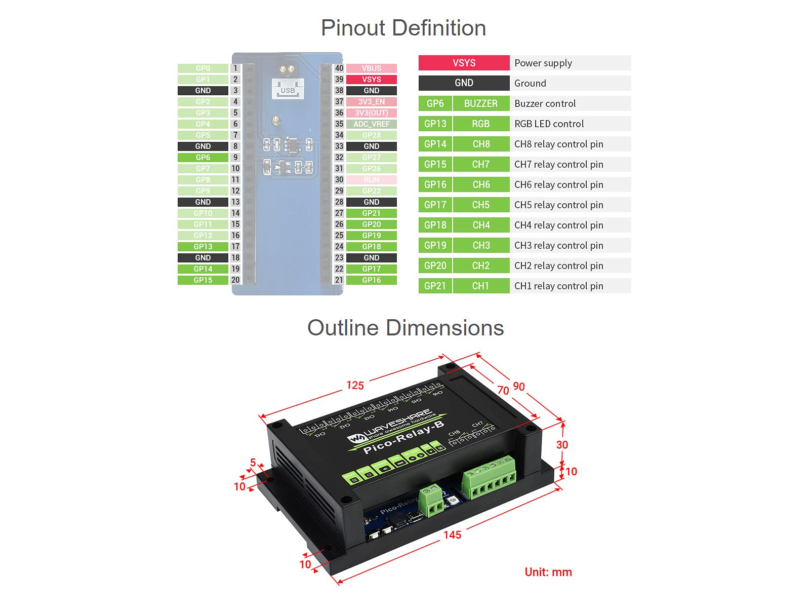 waveshare-industrielles-8-kanal-relaismodul-f-r-raspberry-pi-pico-mit-netzteil-u image 6