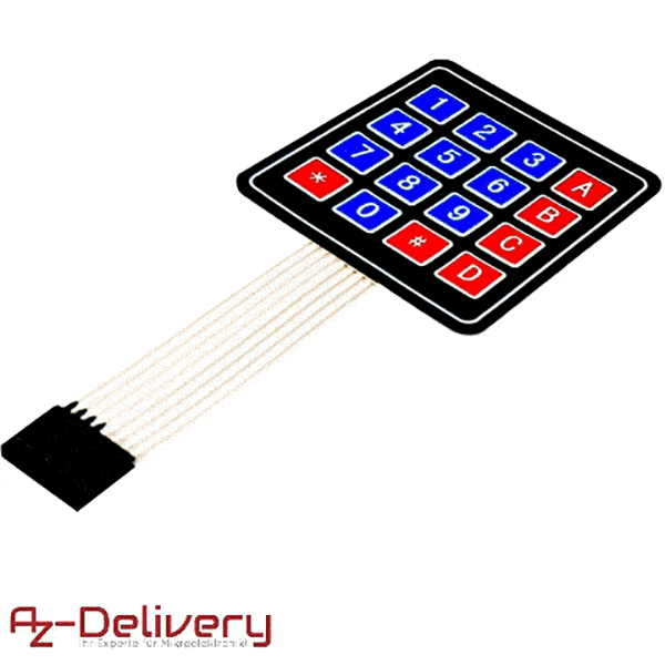 az-delivery-4x4-matrix-array-keypad-tastenfeld-16-tasten-membrantastatur image 4
