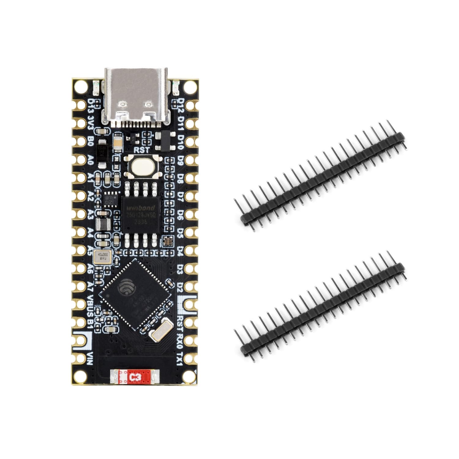 waveshare-esp32-s3-nano-entwicklungsboard-esp32-s3r8-ohne-header image 1
