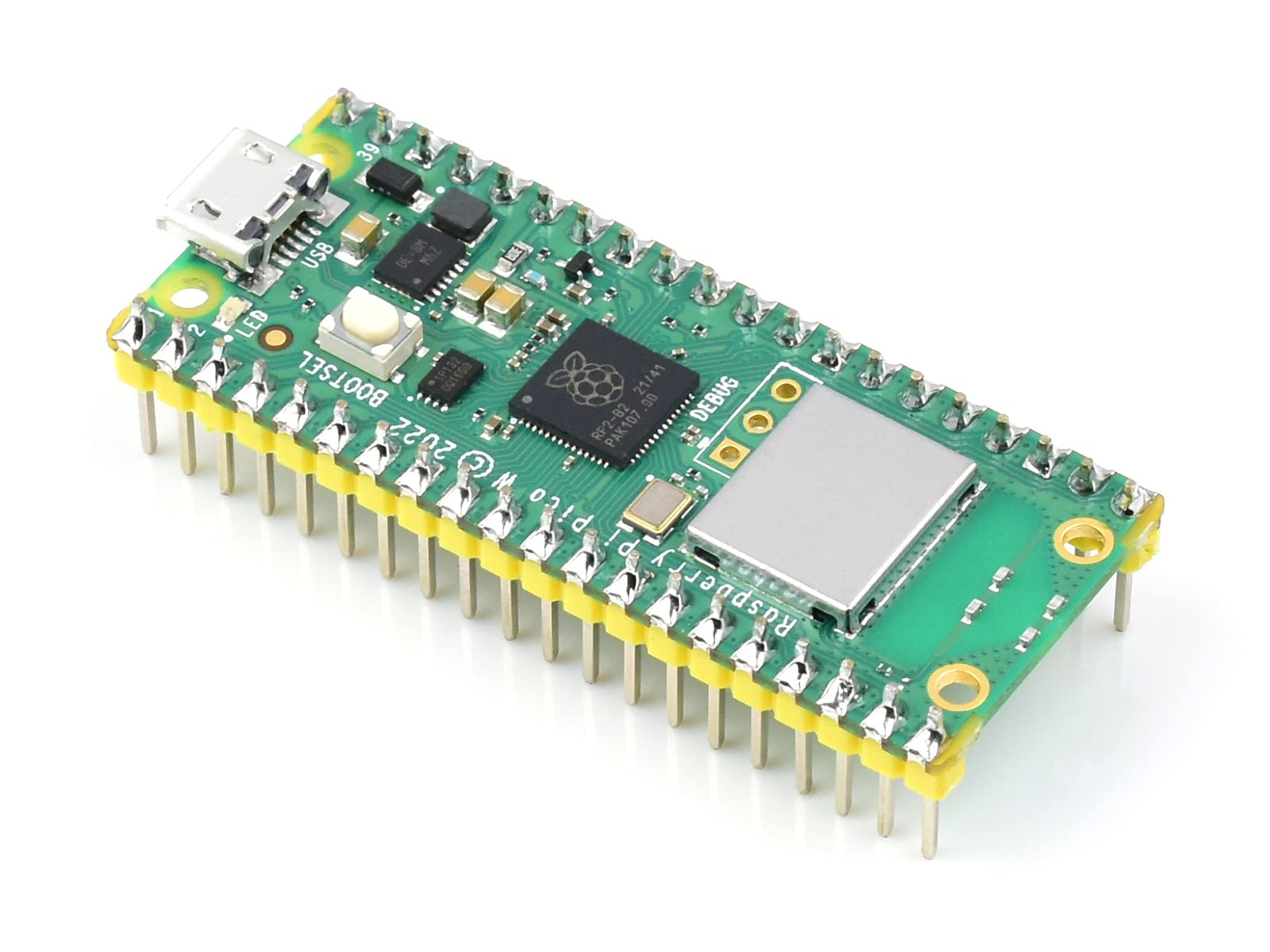 waveshare-raspberry-pi-pico-w-mikrocontroller-board-vorgel-tet-mit-wifi-2-4-ghz image 2