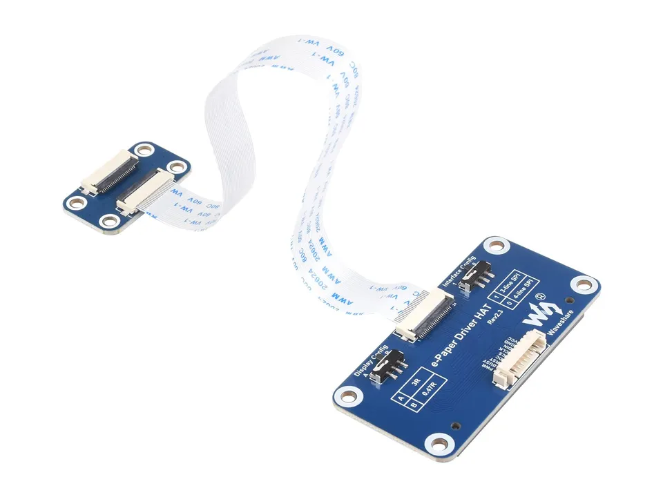 waveshare-universal-e-paper-driver-hat-f-r-spi-e-paper-rohpanels-kompatibel-mit- image 1