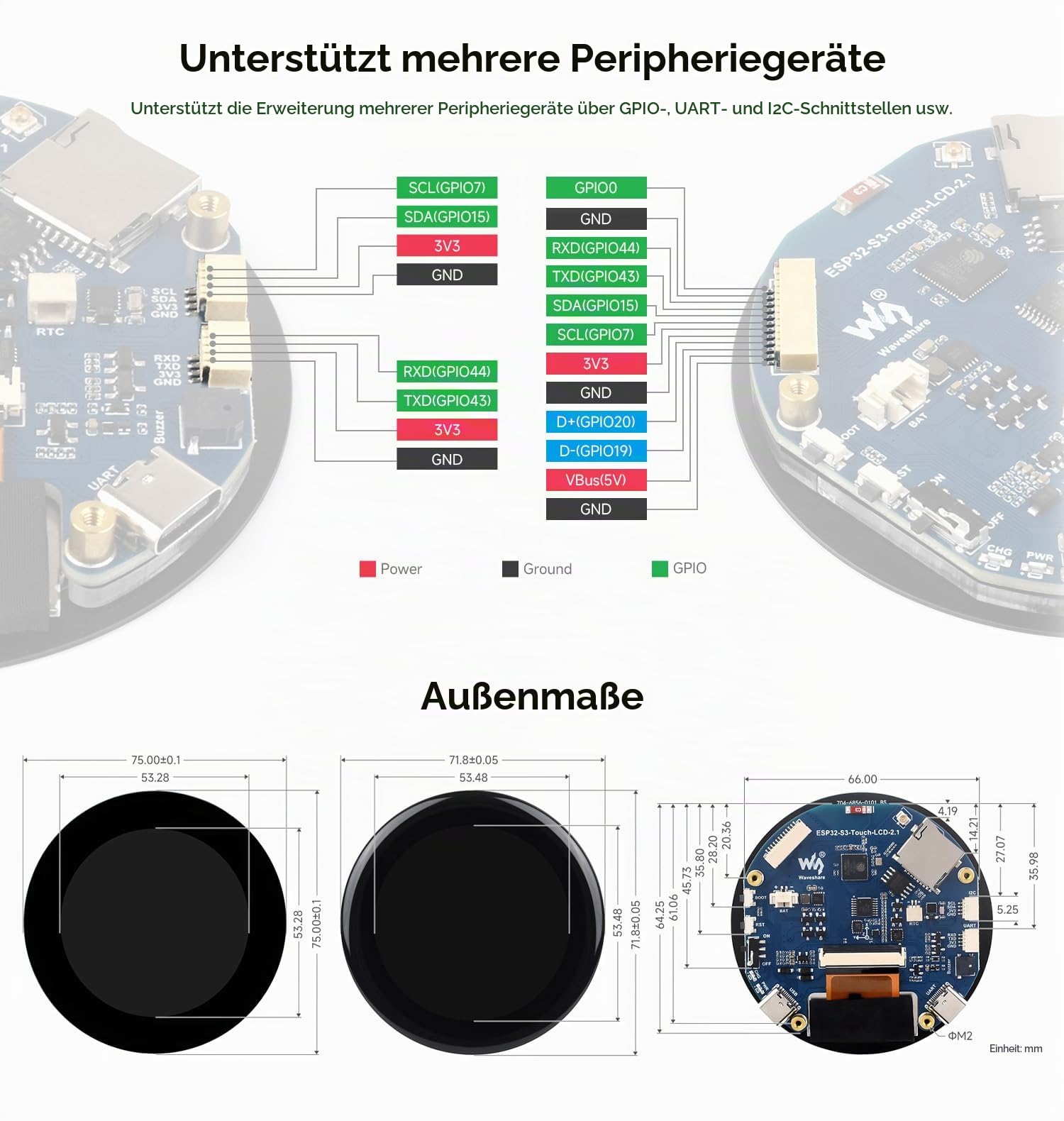 waveshare-esp32-s3-2-1-zoll-lcd-rund-display-entwicklungsboard-480x480-touch image 7