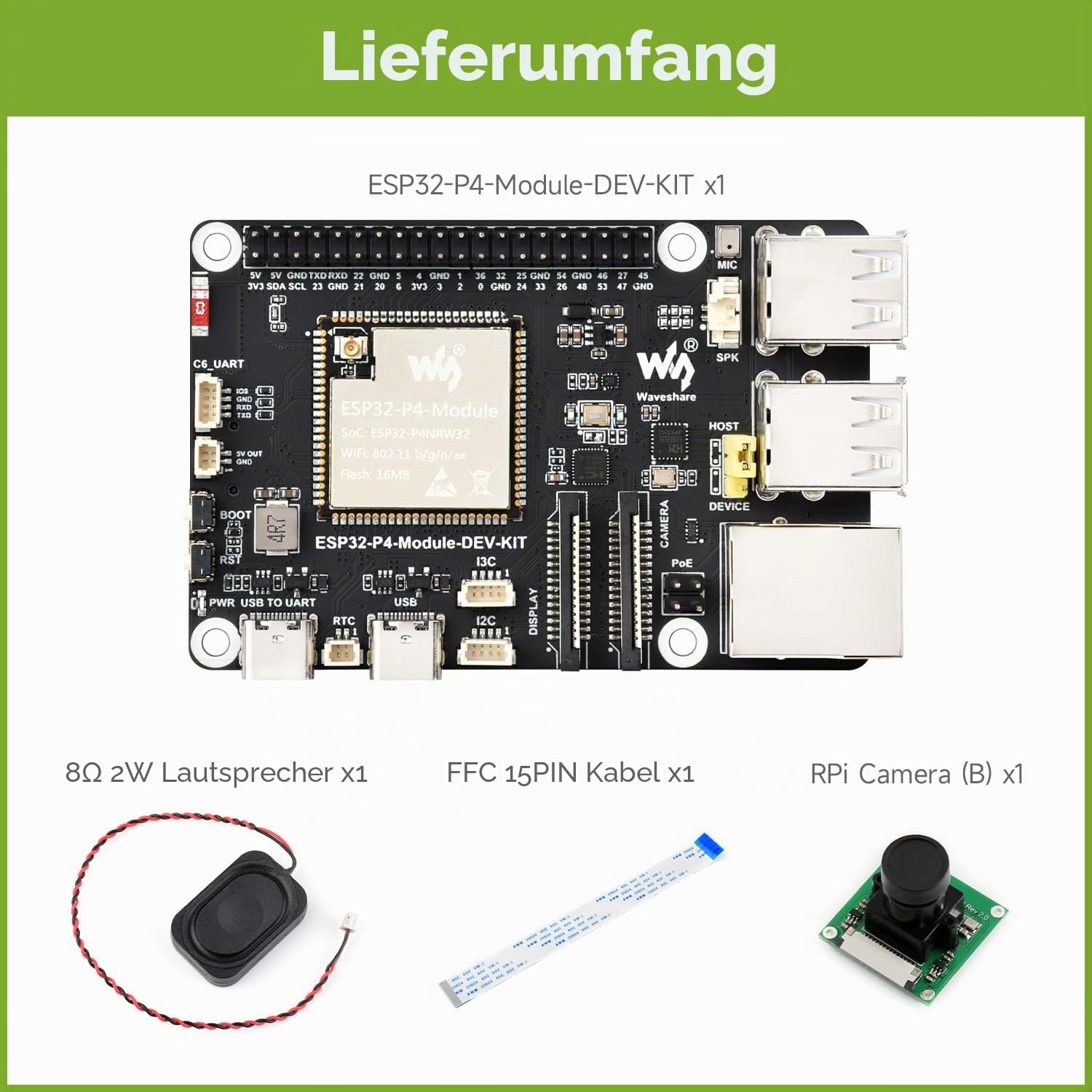 waveshare-esp32-p4-module-dev-kit-a-high-performance-entwicklungsboard image 2