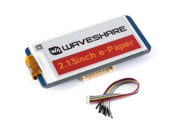 waveshare-2-13-zoll-e-ink-hat-4-farben-e-paper-display-250x122-spi image 1