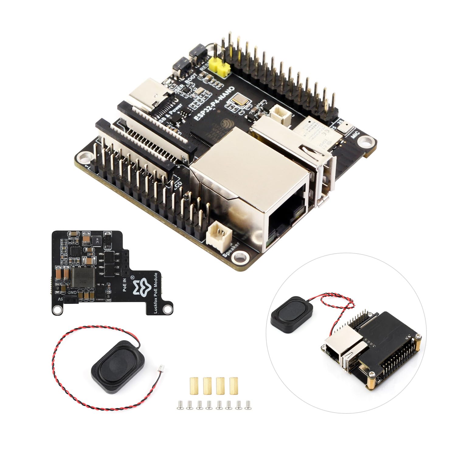 waveshare-esp32-p4-nano-kit-b-entwicklungsboard-esp32-p4-wi-fi-6-ble-mit-speaker image 1
