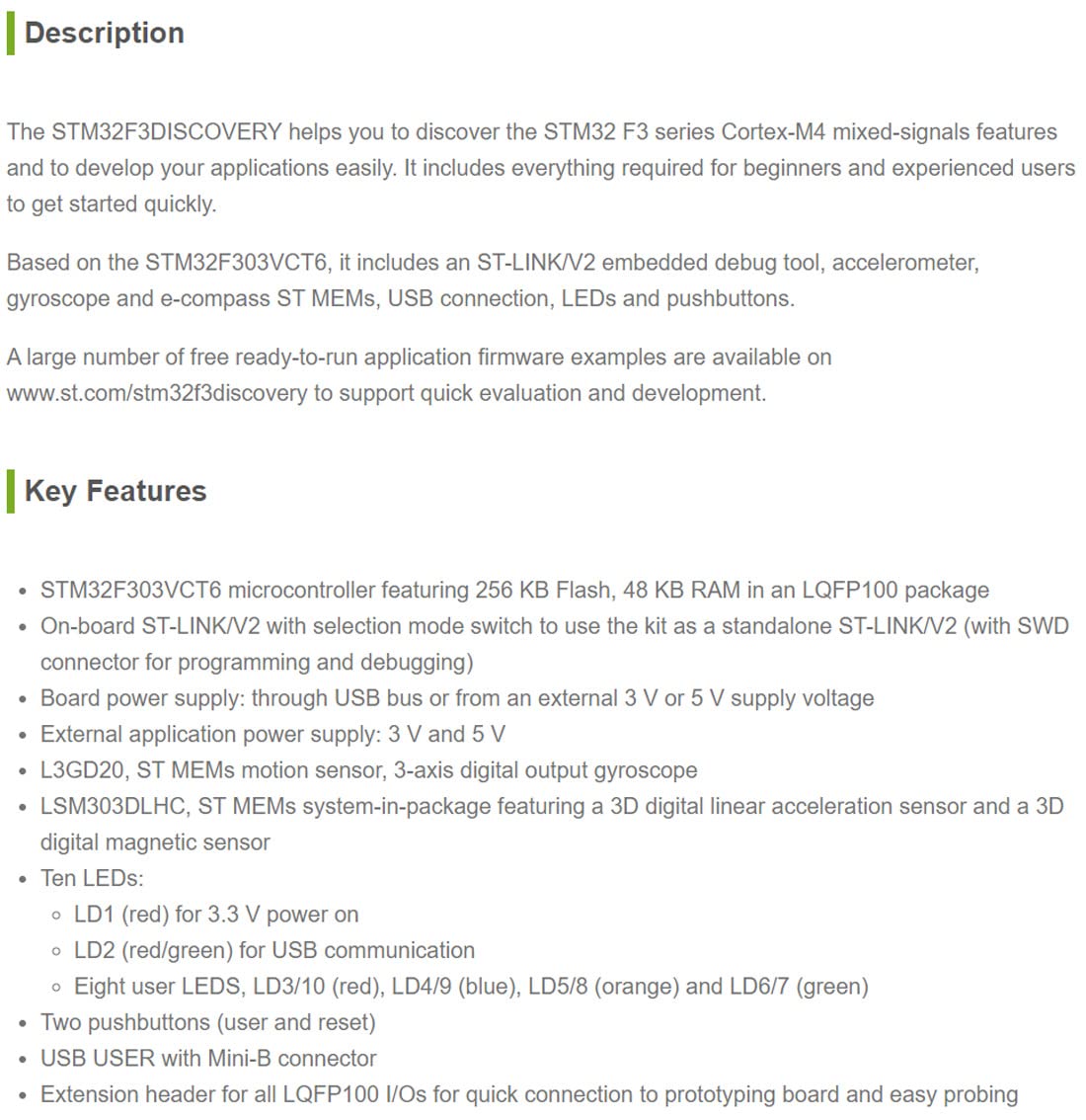 waveshare-stm32f3discovery-cortex-m4-discovery-kit-stm32f303vct6-entwicklungsboa image 6