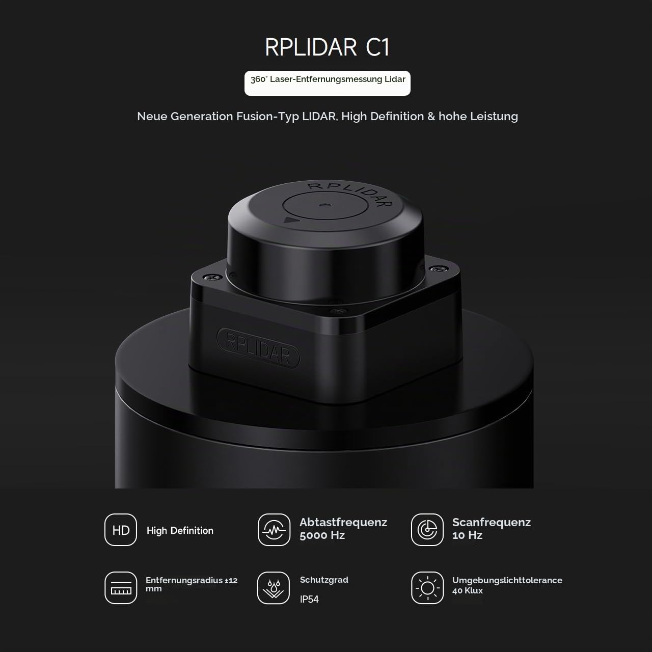 waveshare-slamtec-rplidar-c1-laser-scanner-360-lidar-12m-f-r-roboter image 3