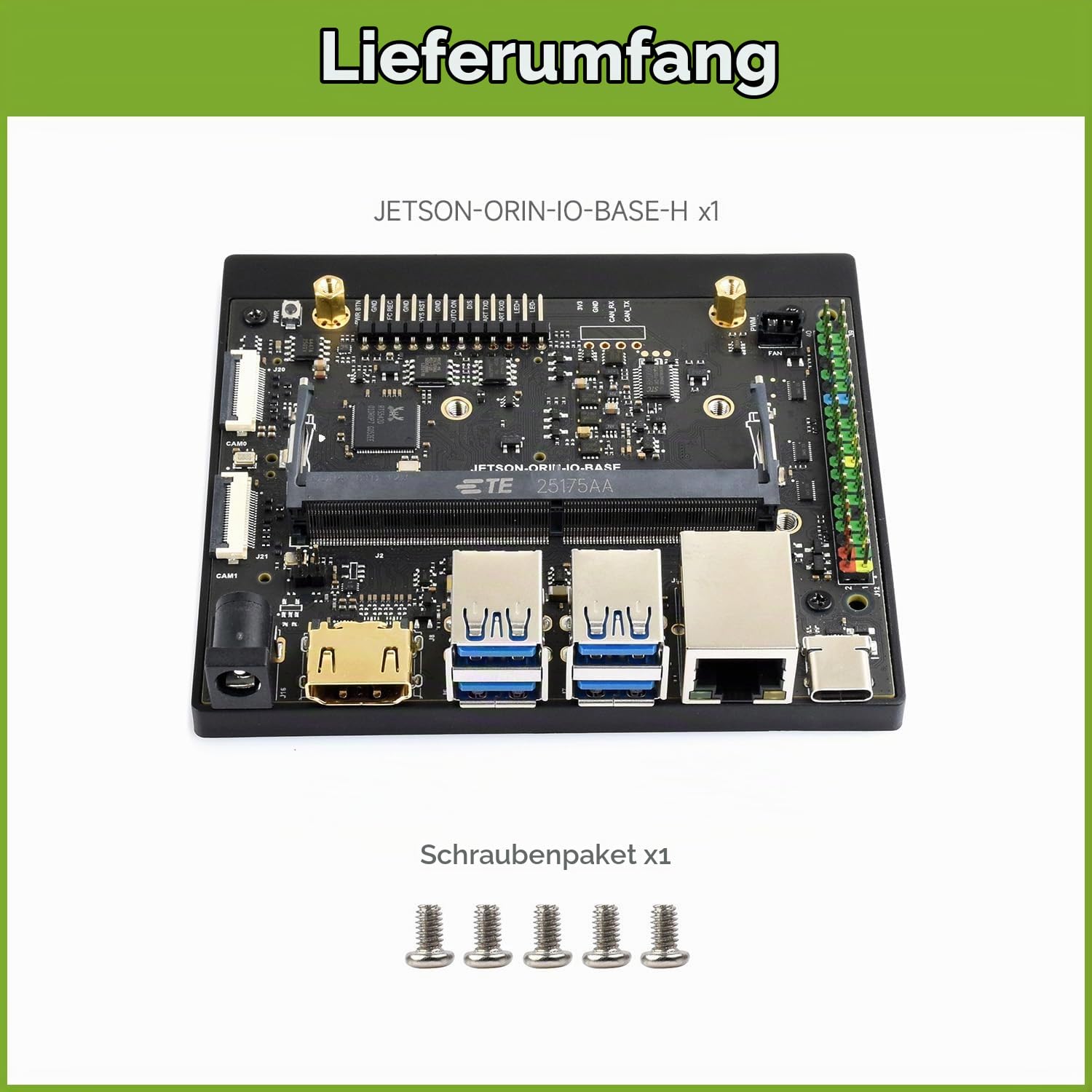waveshare-jetson-orin-nano-nx-super-base-board-hdmi-version-tr-gerboard image 2