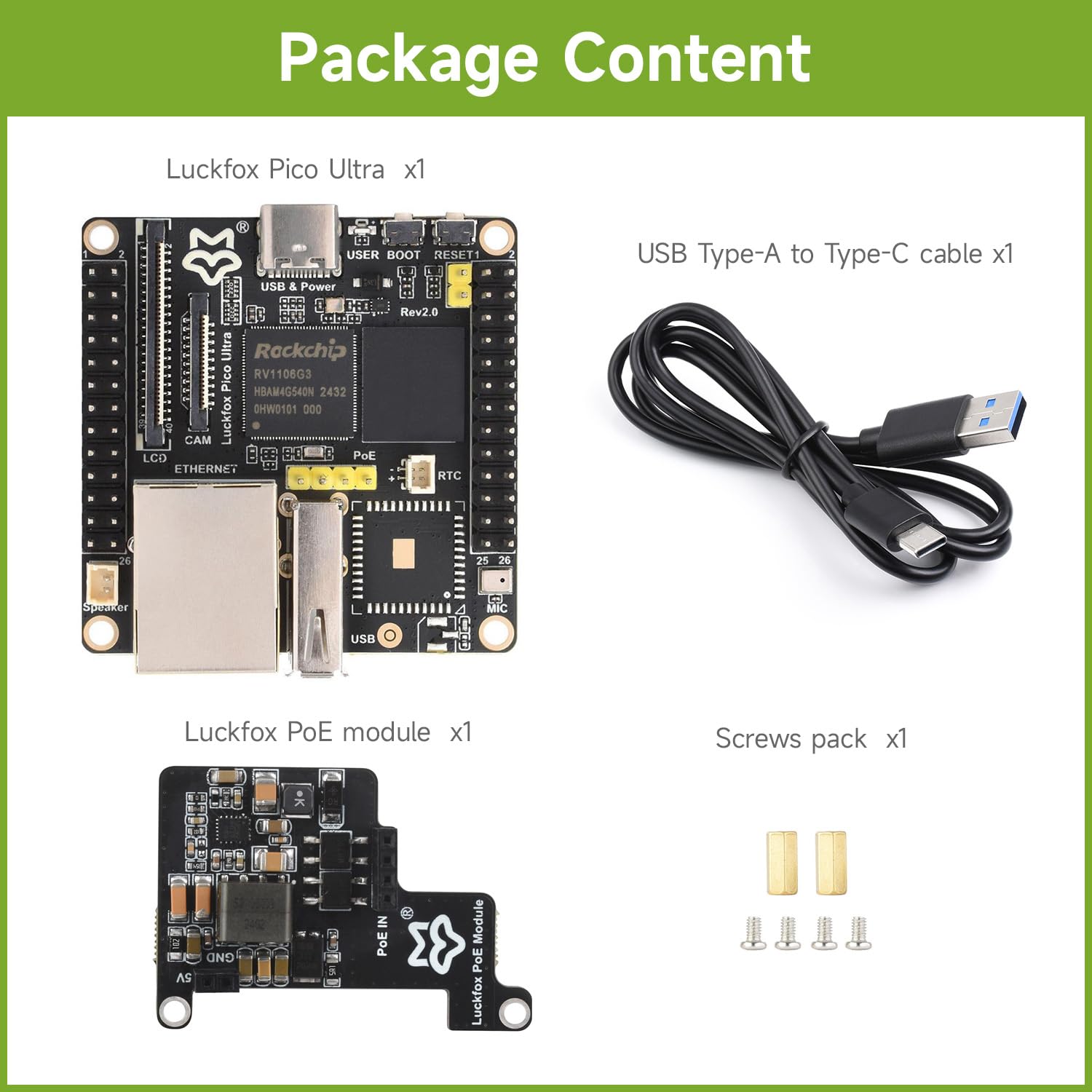 waveshare-luckfox-pico-ultra-rv1106-linux-board-8gb-emmc-mit-poe-modul image 2