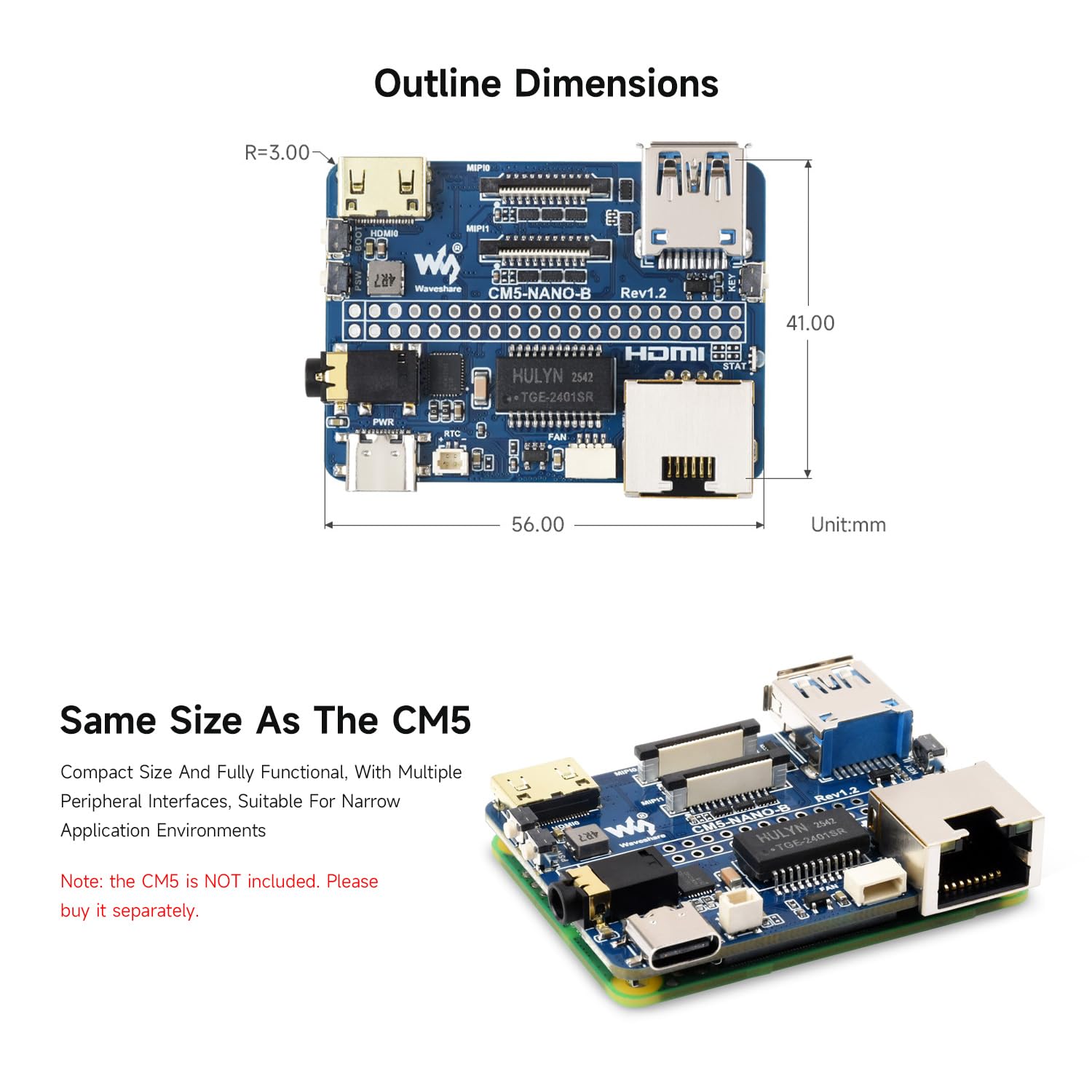 waveshare-cm5-nano-b-mini-erweiterungsboard-f-r-raspberry-pi-compute-module-5 image 4