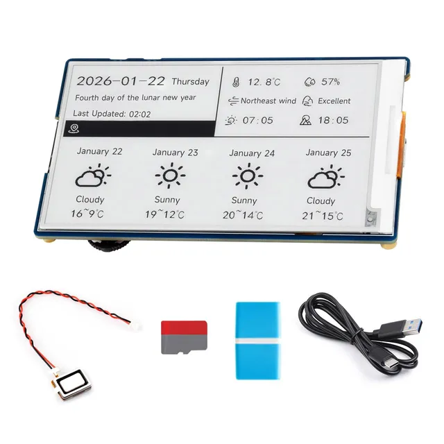 waveshare-esp32-s3-3-97-zoll-e-paper-entwicklungsboard-basic-kit-800x480-mit-tf- image 1