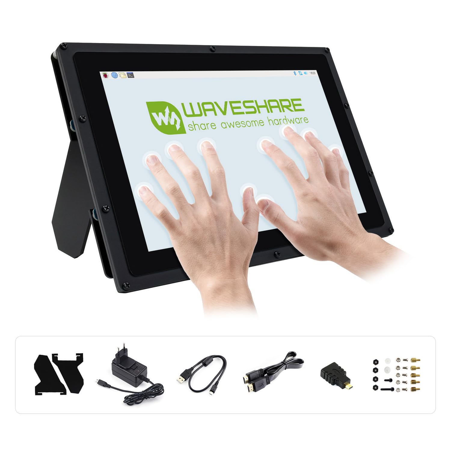 waveshare-10-1-zoll-hdmi-lcd-ips-display-1024x600-resistiv-f-r-raspberry-pi image 2