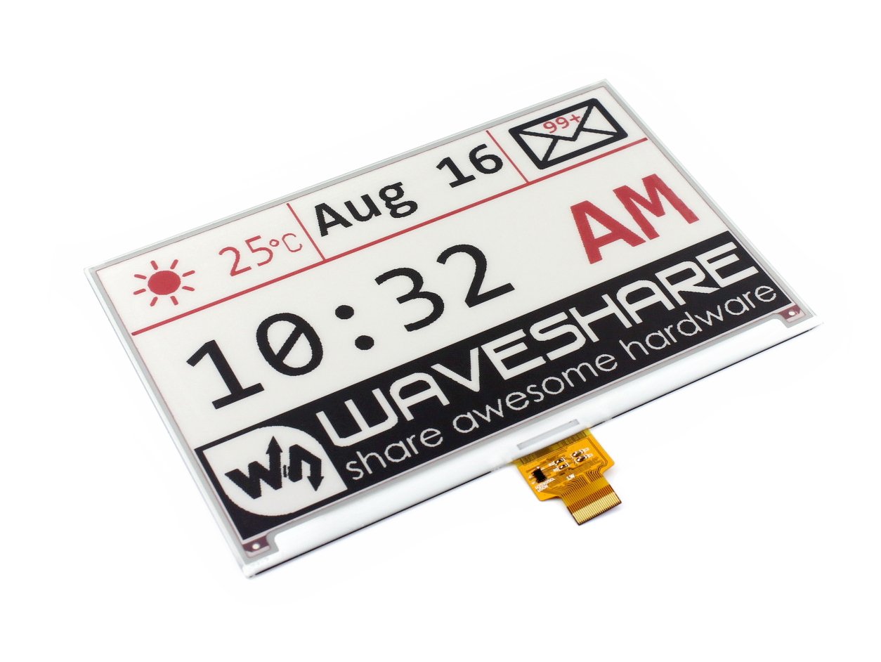 waveshare-7-5-zoll-e-paper-raw-display-panel-b-800x480-dreifarbig-rot-schwarz-we image 4