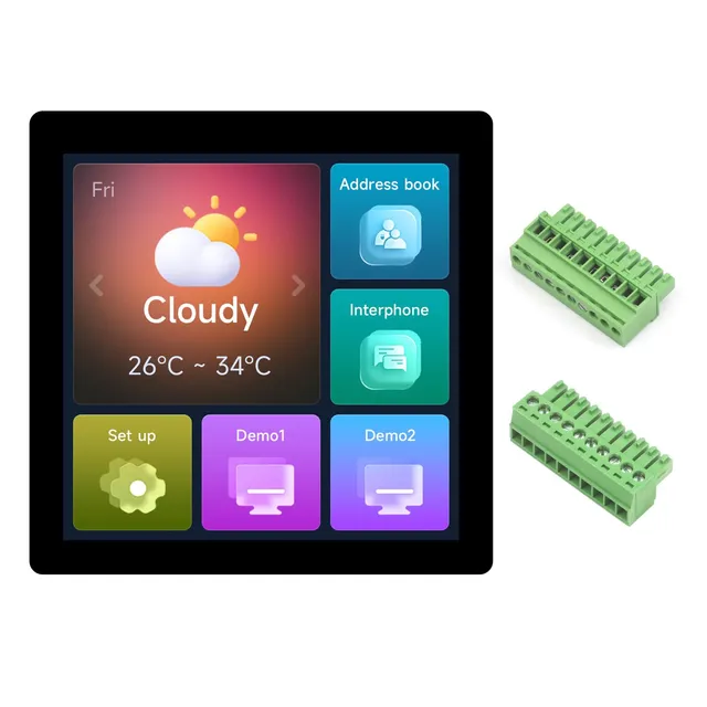 waveshare-rp2350-4-zoll-display-entwicklungsboard-480x480-ips-mit-touch image 1