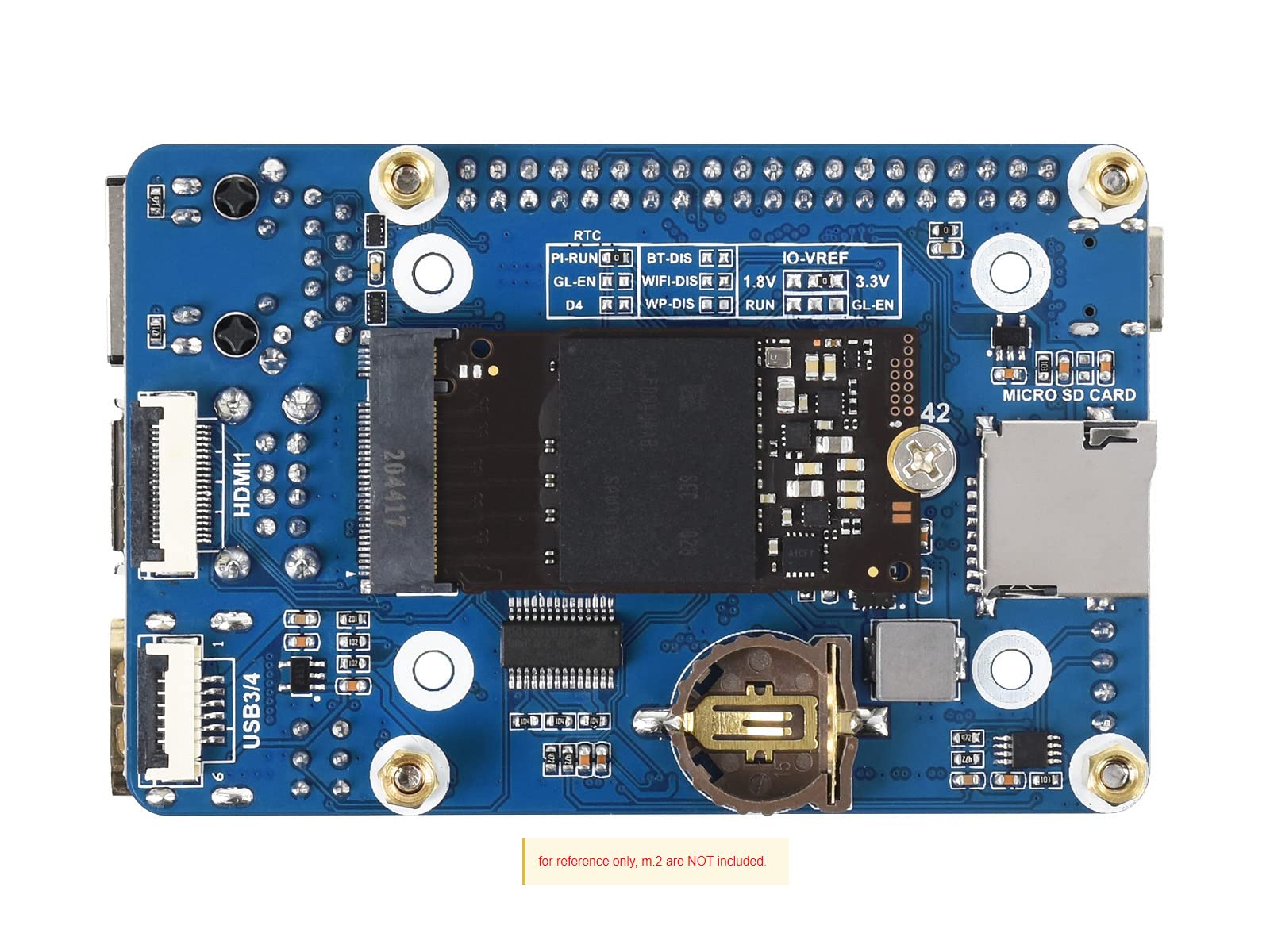 waveshare-mini-base-board-typ-b-f-r-raspberry-pi-compute-module-4 image 3