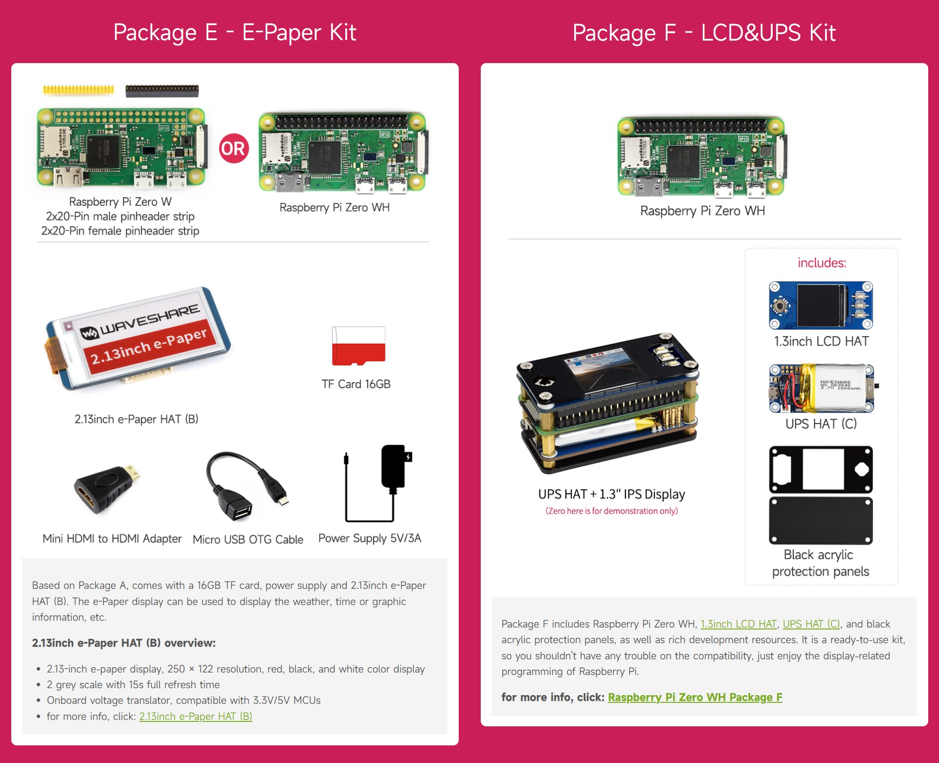 waveshare-zero-wh-package-e-raspberry-pi-zero-wh-mit-2-13-e-paper-hat image 8