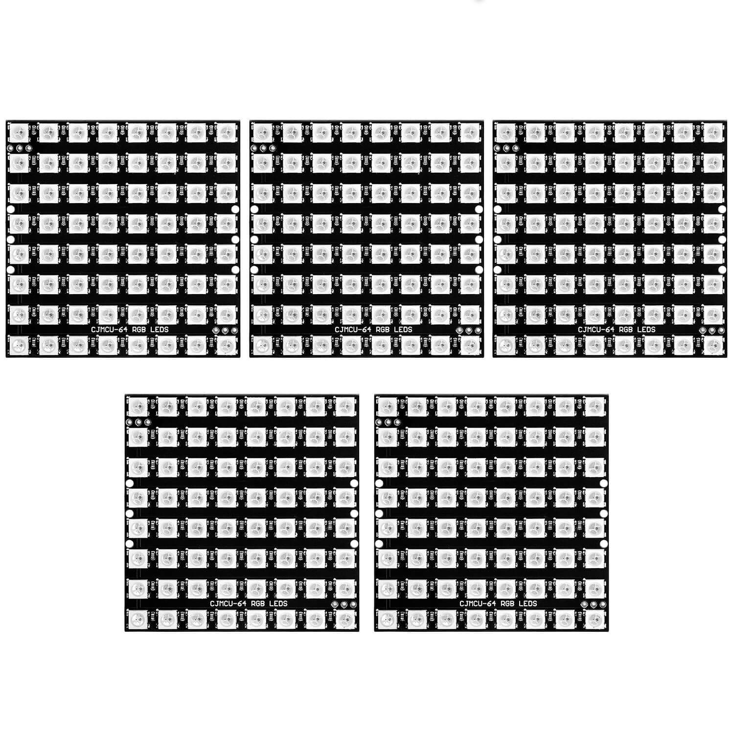 az-delivery-64-led-matrix-panel-cjmcu-8x8-ws2812-rgb-modul-5v image 5