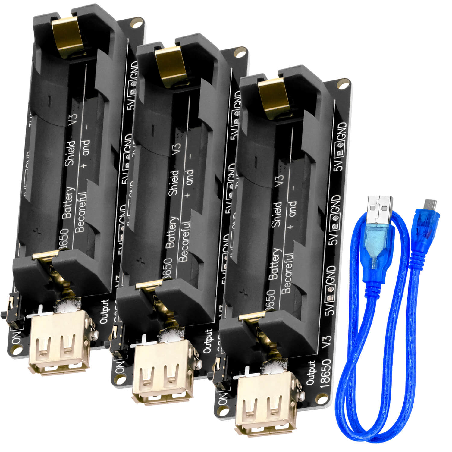 az-delivery-battery-expansion-shield-18650-v3-inkl-usb-kabel image 4