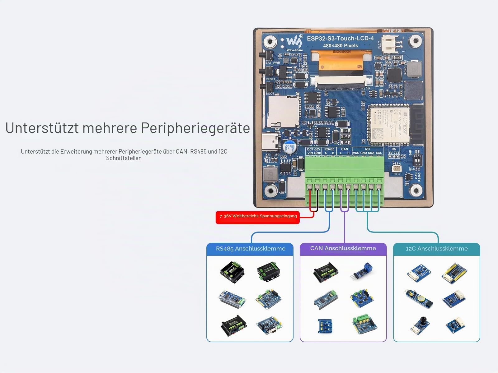 waveshare-esp32-s3-4-zoll-touch-lcd-entwicklungsboard-480x480-5-punkt-mit-wifi-b image 6